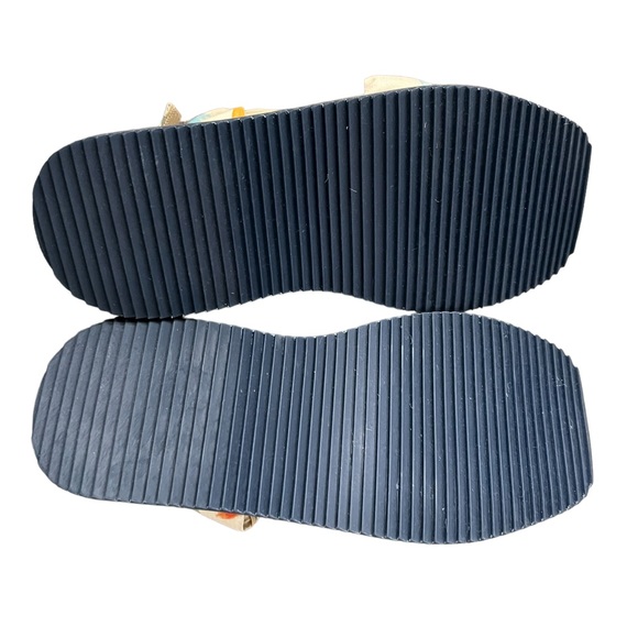 Copacabana Scarf Print Puffy Platform Sandal FARM RIO Size 8 and 9 New - Picture 10 of 15